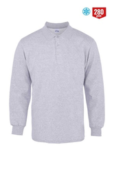 Myform 8112 Regular Polo Yaka 2 İplik Sweatshirt Gri - 1