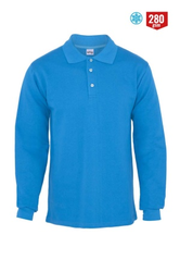 Myform 8112 Regular Polo Yaka 2 İplik Sweatshirt Turkuaz - 1