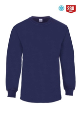 Myform 8125 Regular Bisiklet Sıfır Yaka 2 İplik Sweatshirt Lacivert - 1