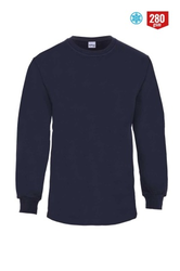 Myform 8125 Regular Bisiklet Sıfır Yaka 2 İplik Sweatshirt Siyah - 1