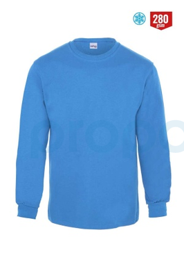 Myform 8125 Regular Bisiklet Sıfır Yaka 2 İplik Sweatshirt Turkuaz - 1