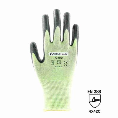 Activehand PU-15121 Poliüretan Kaplı Kesilme Dirençli İş Eldiveni - 1