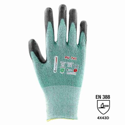 Activehand PU-741 Poliüretan Kaplı Kesilmeye Dirençli Eldiven - 1