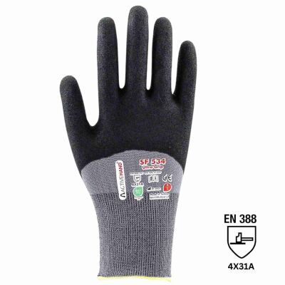 ActiveHand SF-534 Candy Finish Nitril Kaplı Kesilmez Eldiven - 1