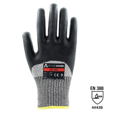 ActiveHand XF-543 Dikişsiz Poliüretan İple Örülmüş Köpük Nitril Kaplı Eldiven - 1