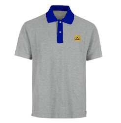 Antistatik ESD Polo Yaka T-shirt IZ-TP1001 - 1