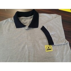 Antistatik ESD Polo Yaka T-Shirt IZ-TPD1001 - 1