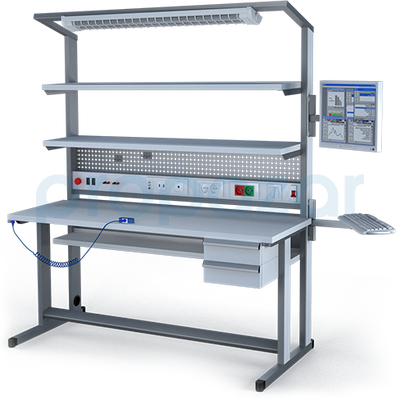 Antistatik ESD Teknik Servis Masası - 1