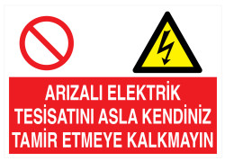 Arızalı Elektrik Tesisatını Asla Kendiniz Tamir Etmeye Kalkmayın - 1