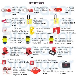 BBU Safety SL LC02 Lockout Kilitleme Seti - 2