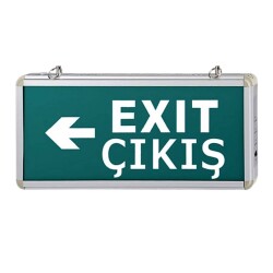 Cata CT9166 Exit Acil Çıkış Armatürü Sok Ok - 1