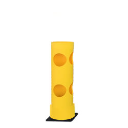 CB 2R Teta BC Corner Bollard Köşe Direk Çap 12,5cm - Yükseklik 70cm Esnek Bariyer - 1