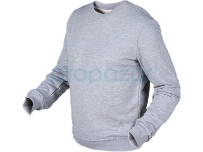 Cosywolf CW007022 Bisiklet Yaka Sweatshirt Gri Melanj 3 İplik Şardonsuz - 1