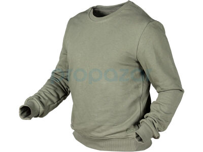 Cosywolf CW007099 Bisiklet Yaka Sweatshirt Haki 3 İplik Şardonsuz - 1