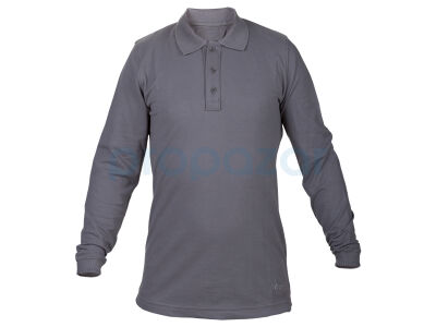 Cosywolf CW008822 Polo Yaka Sweatshirt Gri - 1