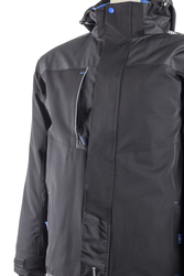 Coverguard 5TAM010 SOFTSHELL Su Geçirmez Mebranlı Siyah Parka - 3