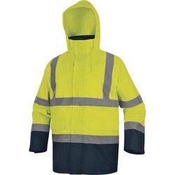 Delta Plus Speed PVC Kaplı Oxford Kumaş 4+1 Parka Sarı Lacivert - 3