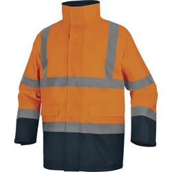 Delta Plus Speed PVC Kaplı Oxford Kumaş 4+1 Parka Turuncu Lacivert - 1