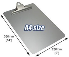 Detectamet DTM 0911 A4 İçin Alüminyum Board (Klipsli) - 1