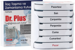 Dr Plus İlaç Saklama Kutusu Haftalık 7x24 - 1