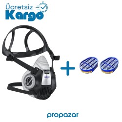 Drager 3300 Maske ve ABEK1 Filtre Seti - 1