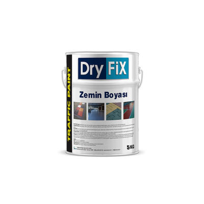 Dryfix Traffic Paint 5 Kg Zemin Boyası Beyaz - 1