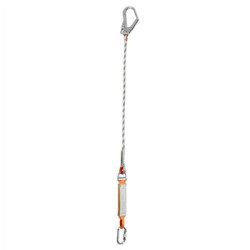 EKS 243-2 1.2 Metre Şok Emicili Tek Bacaklı Dikişli Halat Lanyard - 1