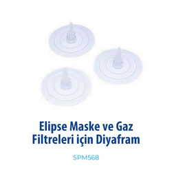 GVS Elipse Gaz Maskeleri İçin Yedek 3lü Valf Paketi SPM 568 - 1