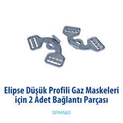 GVS Elipse SPM560 Gaz Maskeleri İçin Kafa Bandı Bağlantı Parçası - 1