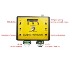 ESD Test İstasyonu Dijital Ekranlı IZ-ESDT06 - 2