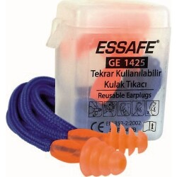 Essafe GE 1425 Çam Tipi Kulak Tıkacı Kordonlu Kutulu 24dB - 1