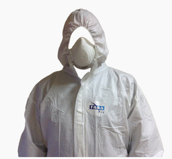 Faba Coverall T-3850 Lamineli Suya Dayanıklı Tulum - 1