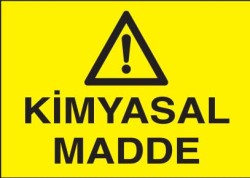 Kimyasal Madde Levhası - Tabelası - 1