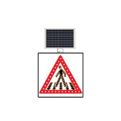 MFK 9604 Ledli Akülü Solar Güneş Enerjili Yaya Geçidi Tabelası - 1