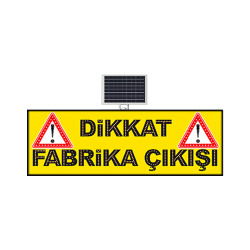 MFK 9653 Dikkat Fabrika Çıkışı 60X180CM - 1