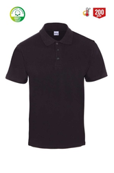 MYFORM 8101 ECO POLO Yaka Pike T-shirt Siyah - 1