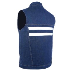 MyForm Sona Denim 9128 Kot İş Yeleği Lacivert - 2