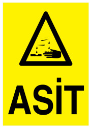 Propazar Asit İş Güvenliği Tabelası - 1