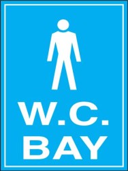 Propazar Bay Erkek WC İş Güvenliği Levhası - 1