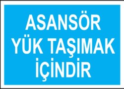 PVC Asansör Yük Taşımak İçindir Levhası - Sınırlı Stok Özel Fiyat - 1