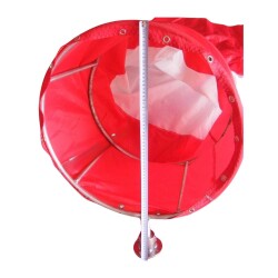 Rüzgar Tulumu Windsock Mekanizması Zemin Helikopter Pisti İçin 60cm Çap - 2