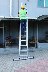 SMART LEVEL Ladder Eğimli Zeminler İçin Merdiven 2x12 Basamaklı - 4