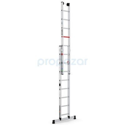 SMART LEVEL Ladder Eğimli Zeminler İçin Merdiven 2x8 Basamaklı - 3