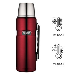 Thermos SK2010 Paslanmaz King Large 1.2L 140936 Cranberry - 5010576409362 - 1