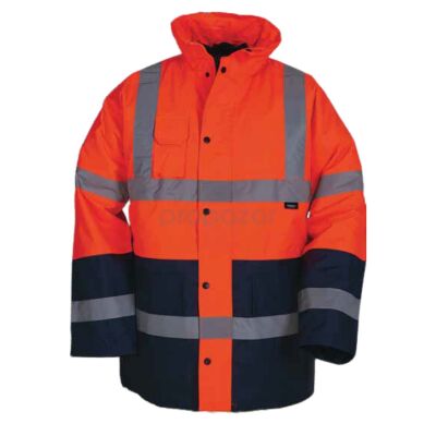 Vizwell VWJK05 Oxford İki Renk Parka Neon Turuncu - 1