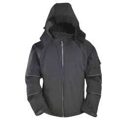 Vizwell VWJK112 Outdoor Softshell Mont Siyah - 1