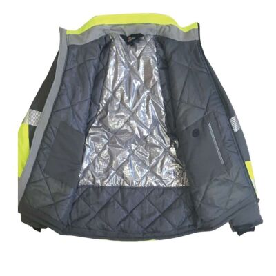 Vizwell VWJK268 Yüksek Görünürlüklü Softshell Ceket Neon Sarı - 3